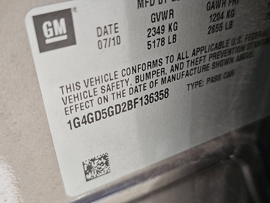 Used 2011 Buick LaCrosse CXL AWD/4WD image 19