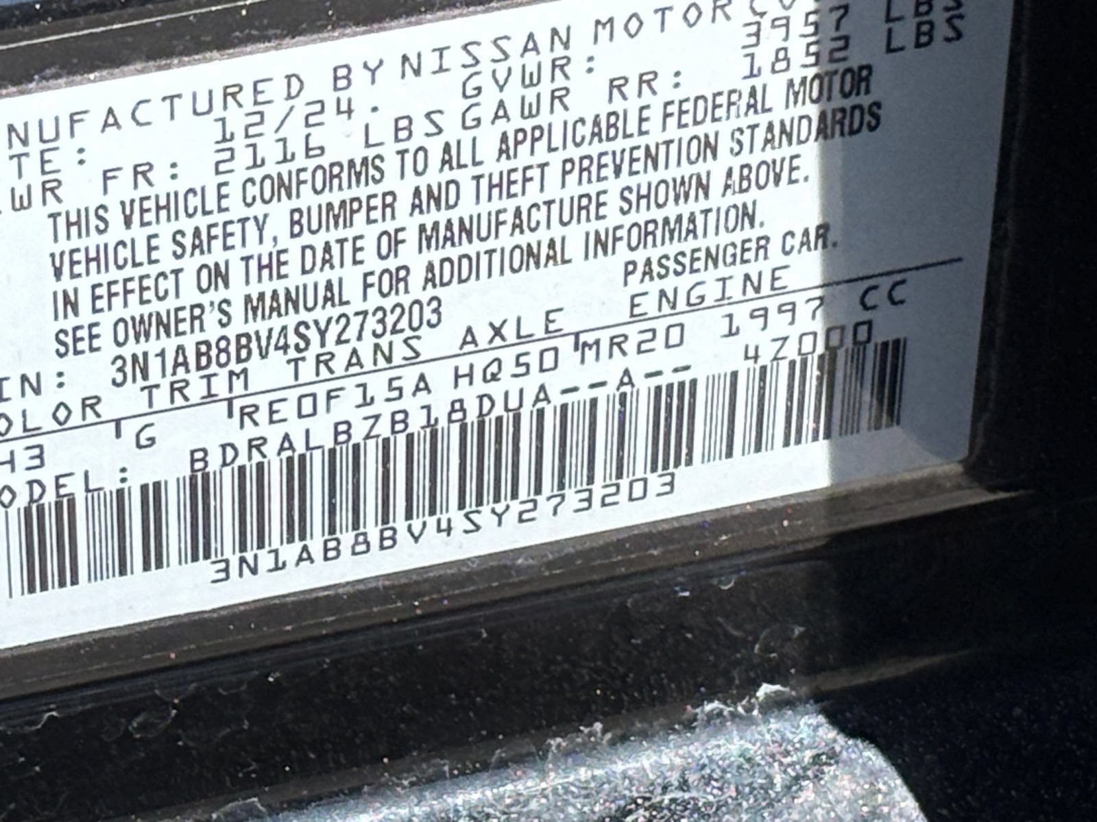 Used 2025 Nissan Sentra S FWD image 29