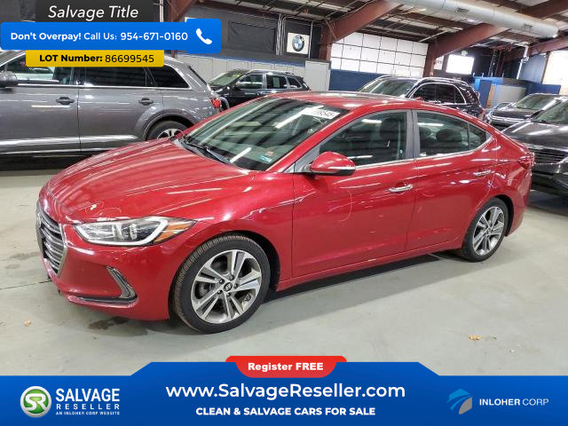 Used 2017 Hyundai Elantra Limited w/ Limited Tech Package 04