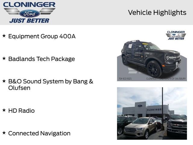 Used 2025 Ford Bronco Sport Badlands w/ Badlands Tech Package image 4