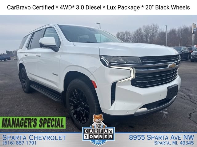 Certified 2023 Chevrolet Tahoe LT w/ Luxury Package AWD/4WD image 1