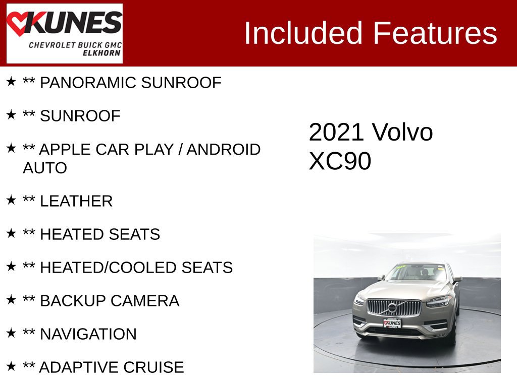 Used 2021 Volvo XC90 T6 Inscription AWD/4WD image 2