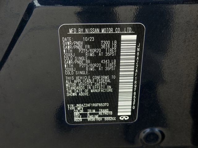 Used 2024 INFINITI QX80 Luxe RWD image 29