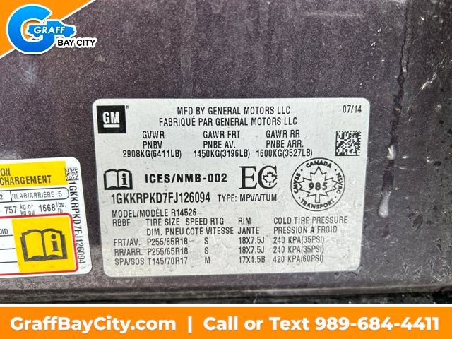 Used 2015 GMC Acadia SLE image 28