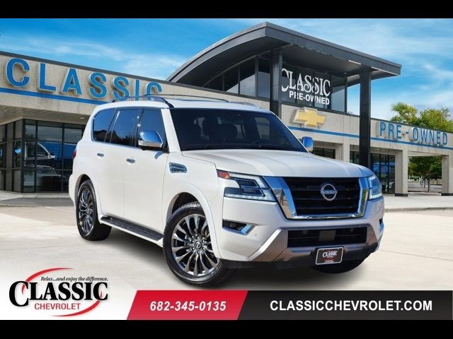 Used 2023 Nissan Armada Platinum w/ Captain's Chairs Package