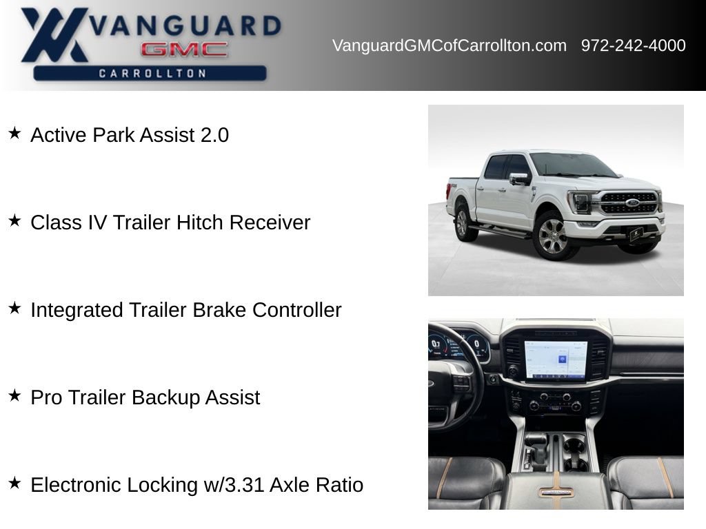 Used 2021 Ford F150 Platinum w/ Equipment Group 701A High AWD/4WD image 18