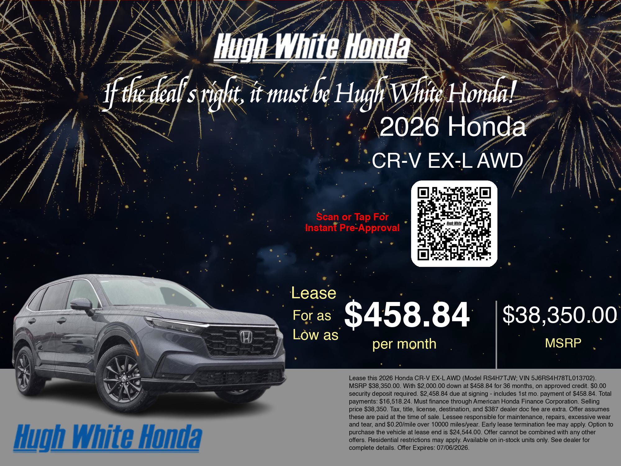 New 2026 Honda CR-V EX-L image 3