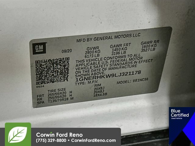 Used 2020 Chevrolet Traverse LT w/ LT Premium Package FWD image 38