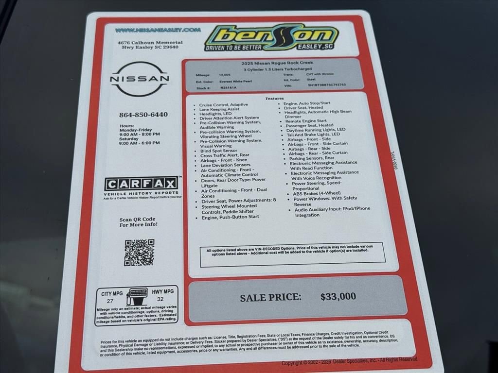 Certified 2025 Nissan Rogue SV image 26