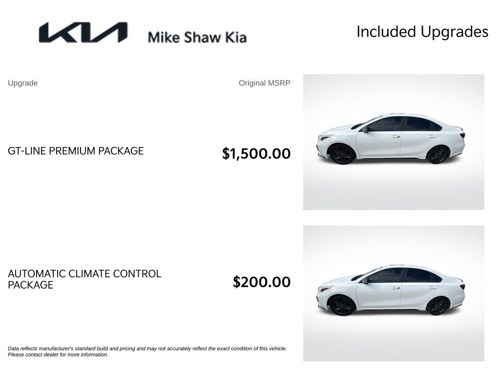 Used 2020 Kia Forte GT-Line w/ GT-Line Premium Package FWD image 6