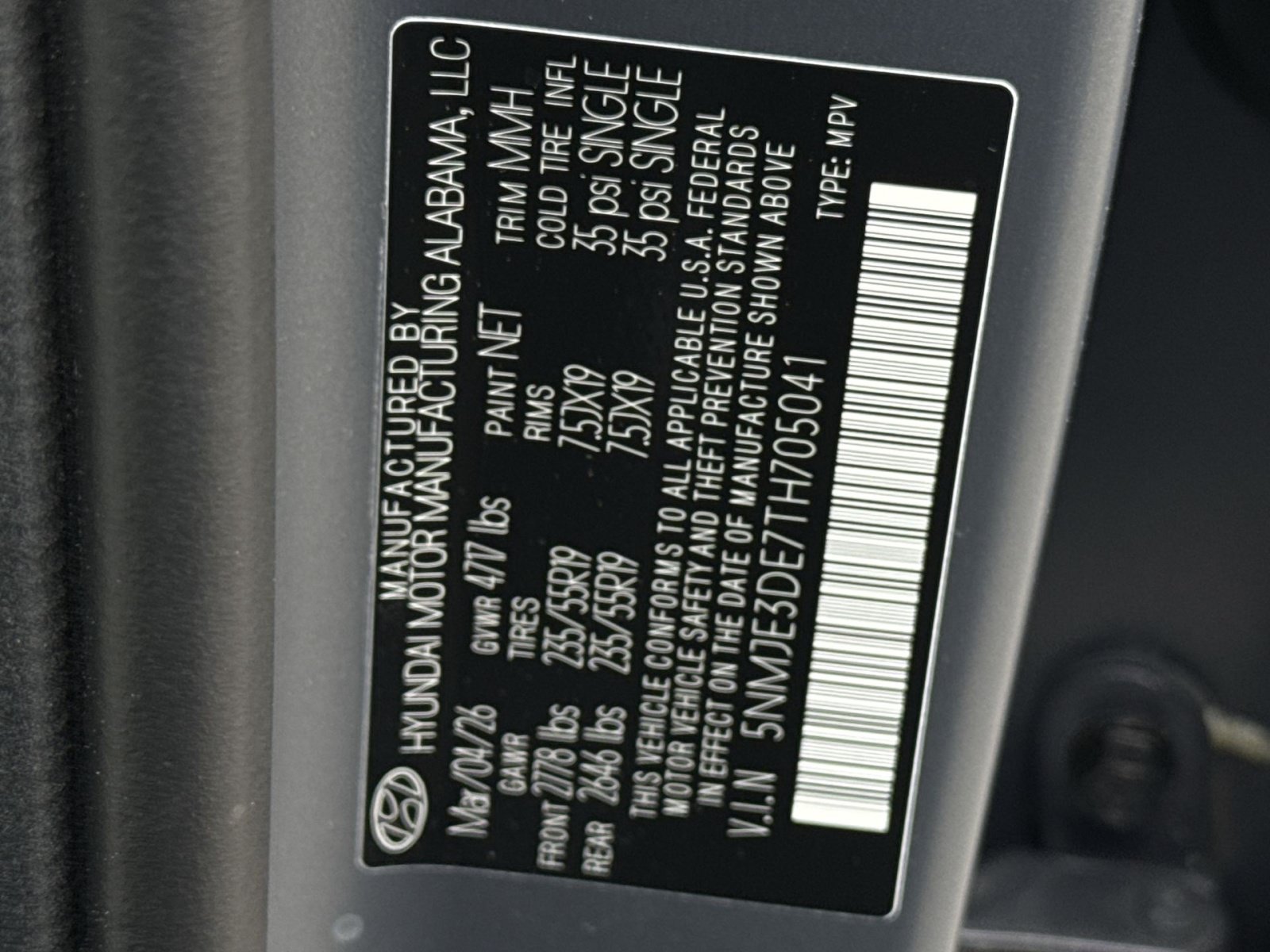 New 2026 Hyundai Tucson Limited FWD image 29