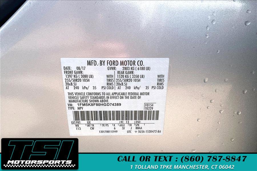 Used 2017 Ford Explorer Limited w/ Equipment Group 301A image 36