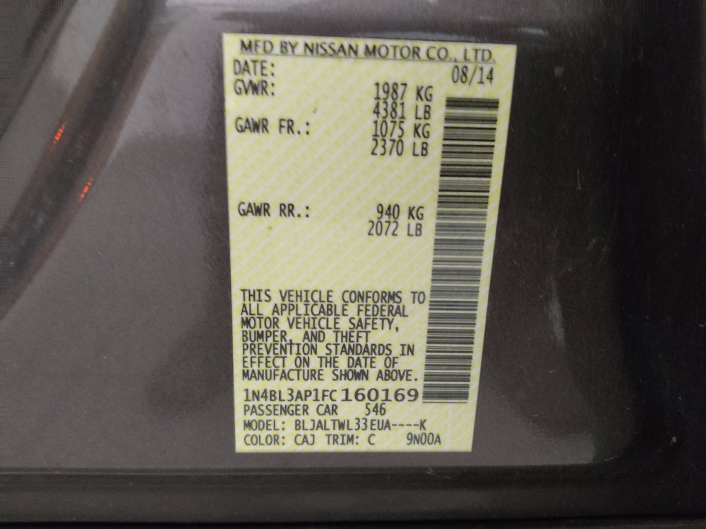 Used 2015 Nissan Altima 3.5 SL FWD image 33