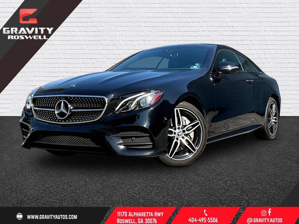 Used 2020 Mercedes-Benz E 450 4MATIC Coupe w/ AMG Line image 1