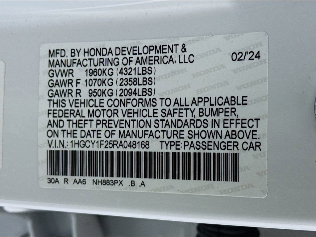Certified 2024 Honda Accord LX image 35