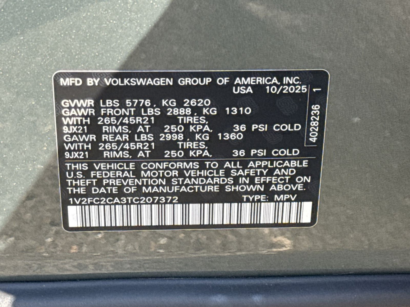 Used 2026 Volkswagen Atlas Cross Sport SEL Premium R-Line AWD/4WD image 29