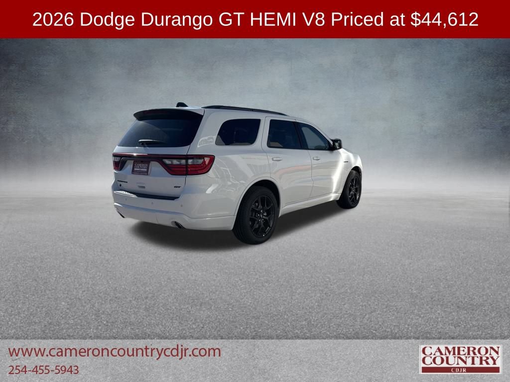 New 2026 Dodge Durango GT w/ Blacktop Package image 3