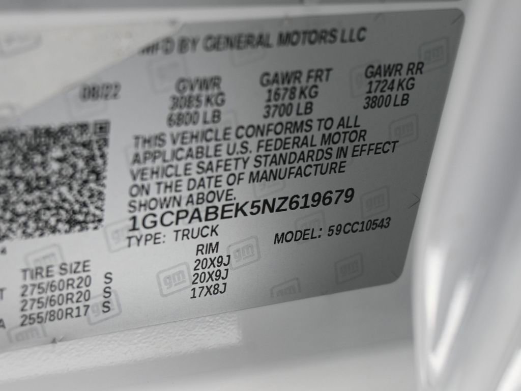 Used 2022 Chevrolet Silverado 1500 Custom image 17