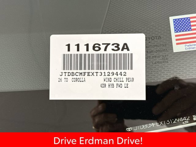 Certified 2026 Toyota Corolla LE w/ LE Premium Package FWD image 30