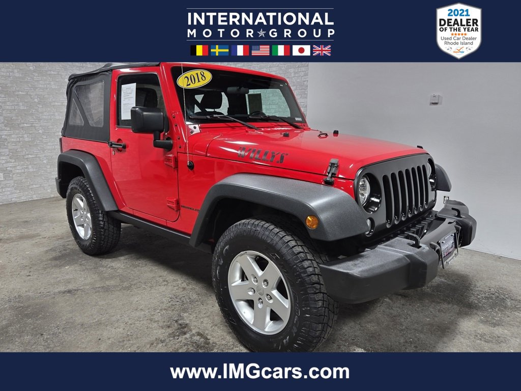 Used 2018 Jeep Wrangler Willys Wheeler image 1