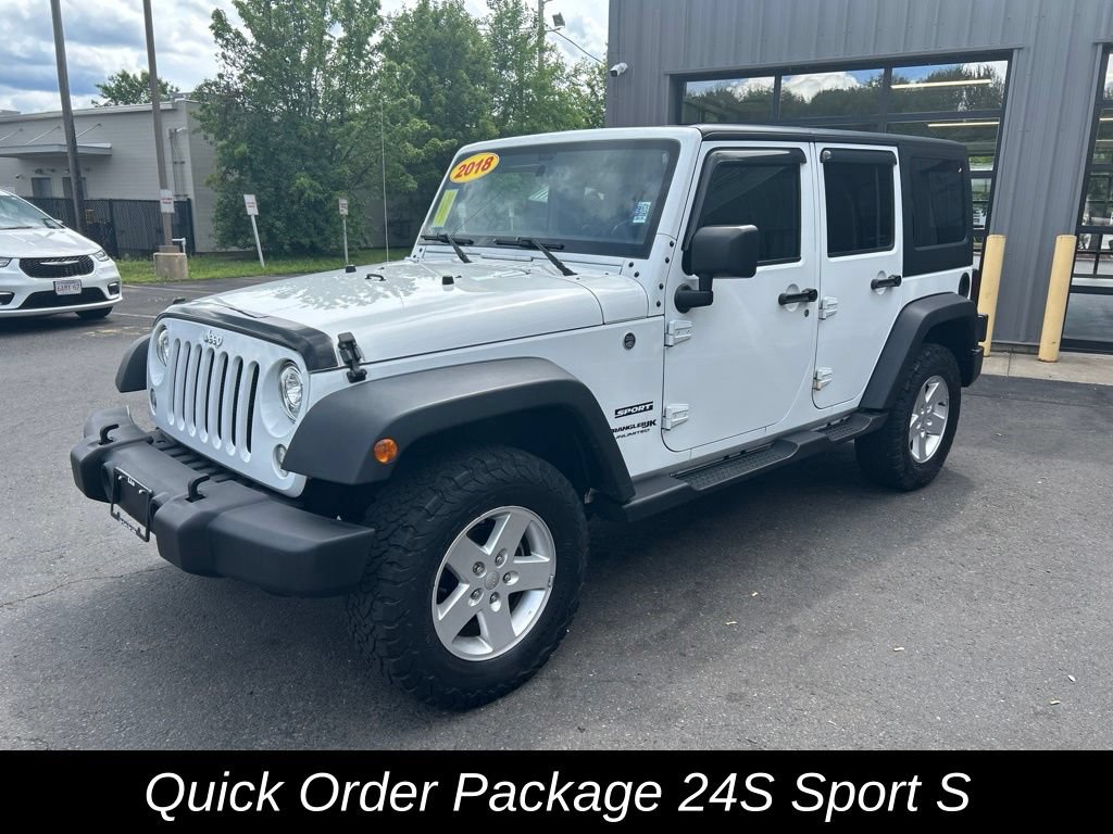 Certified 2018 Jeep Wrangler Unlimited Sport S AWD/4WD image 9