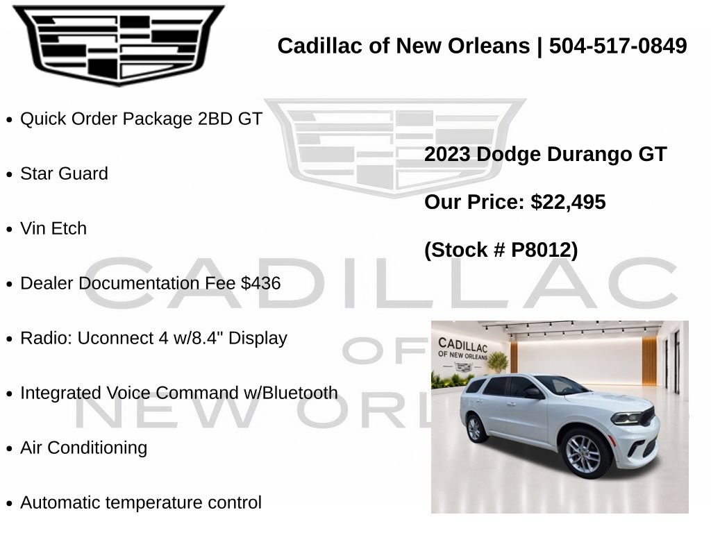 Used 2023 Dodge Durango GT RWD image 7