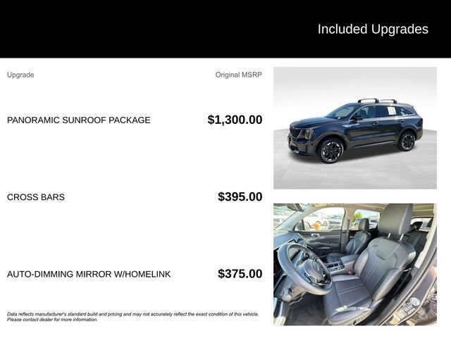 Certified 2025 Kia Sorento S w/ Panoramic Sunroof Package AWD/4WD image 5
