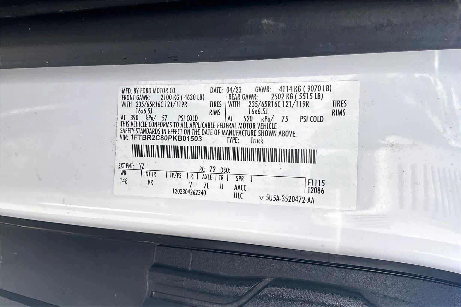 Used 2023 Ford Transit 250 Medium Roof AWD image 39