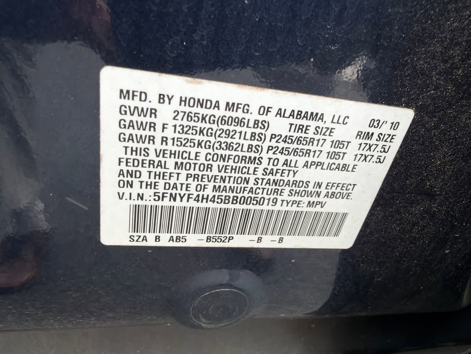 Used 2011 Honda Pilot EX image 20