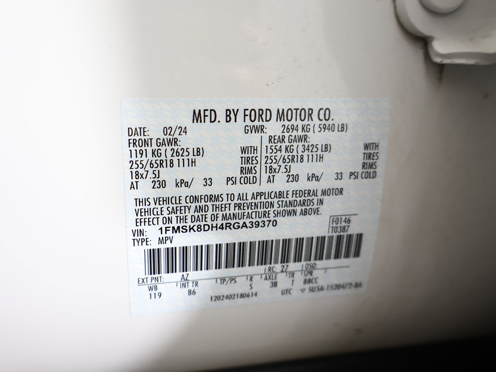 Used 2024 Ford Explorer XLT AWD/4WD image 54
