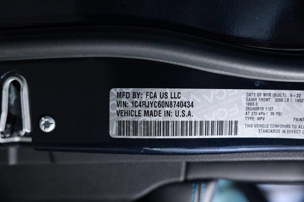 Used 2022 Jeep Grand Cherokee Trailhawk w/ Advanced Protech Group II AWD/4WD image 42