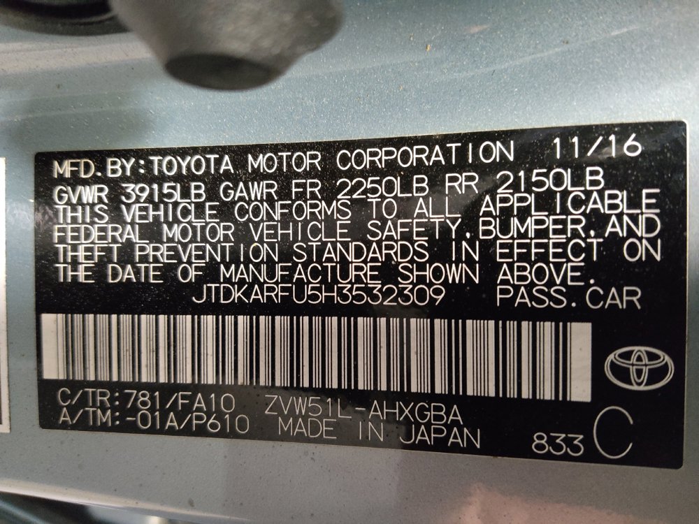 Used 2017 Toyota Prius Three FWD image 33