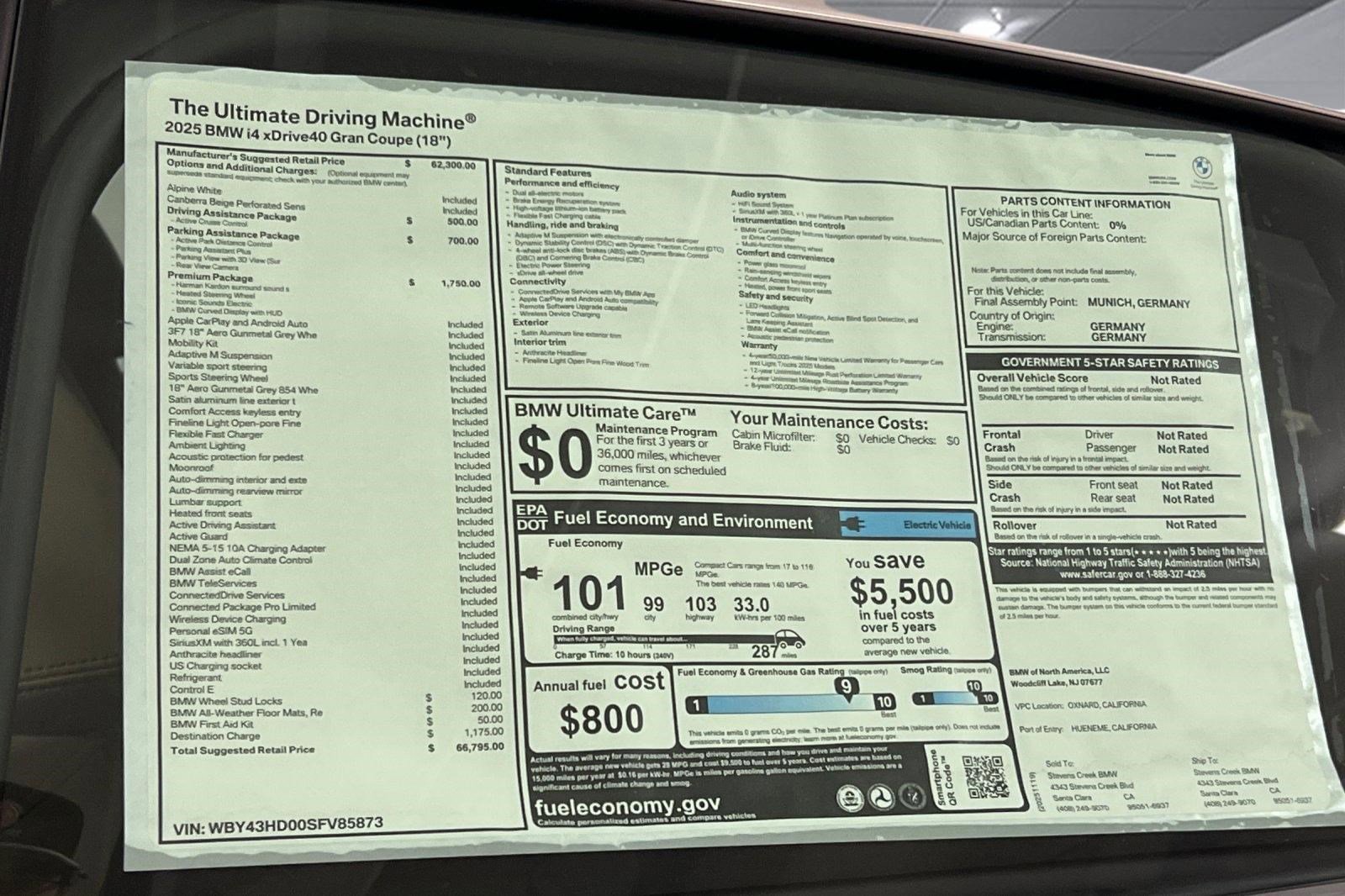 Used 2025 BMW i4 xDrive40i w/ Premium Package image 29