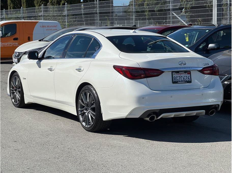 Used 2019 INFINITI Q50 Red Sport 400 w/ Sensory Package RWD image 6