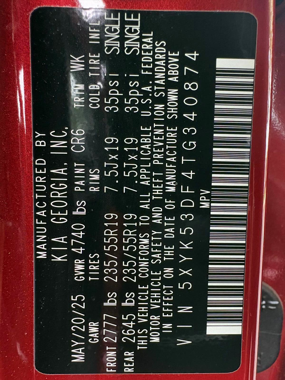 Certified 2026 Kia Sportage SX FWD image 21