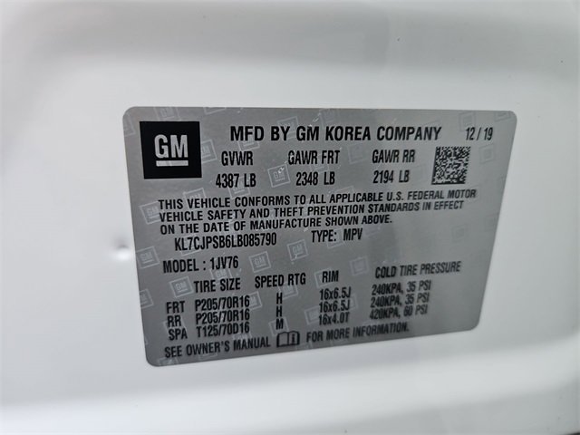 Used 2020 Chevrolet Trax LT w/ LT Convenience Package image 32