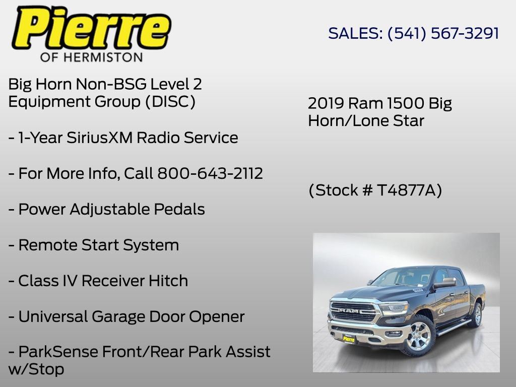 Used 2019 RAM 1500 Big Horn AWD/4WD image 30