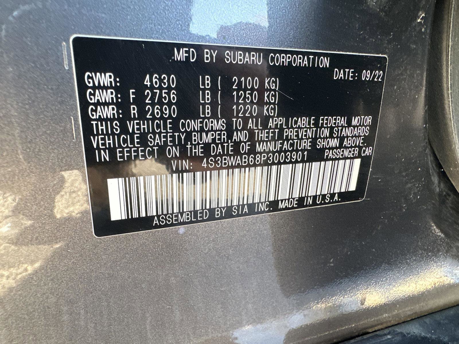 Used 2023 Subaru Legacy image 39