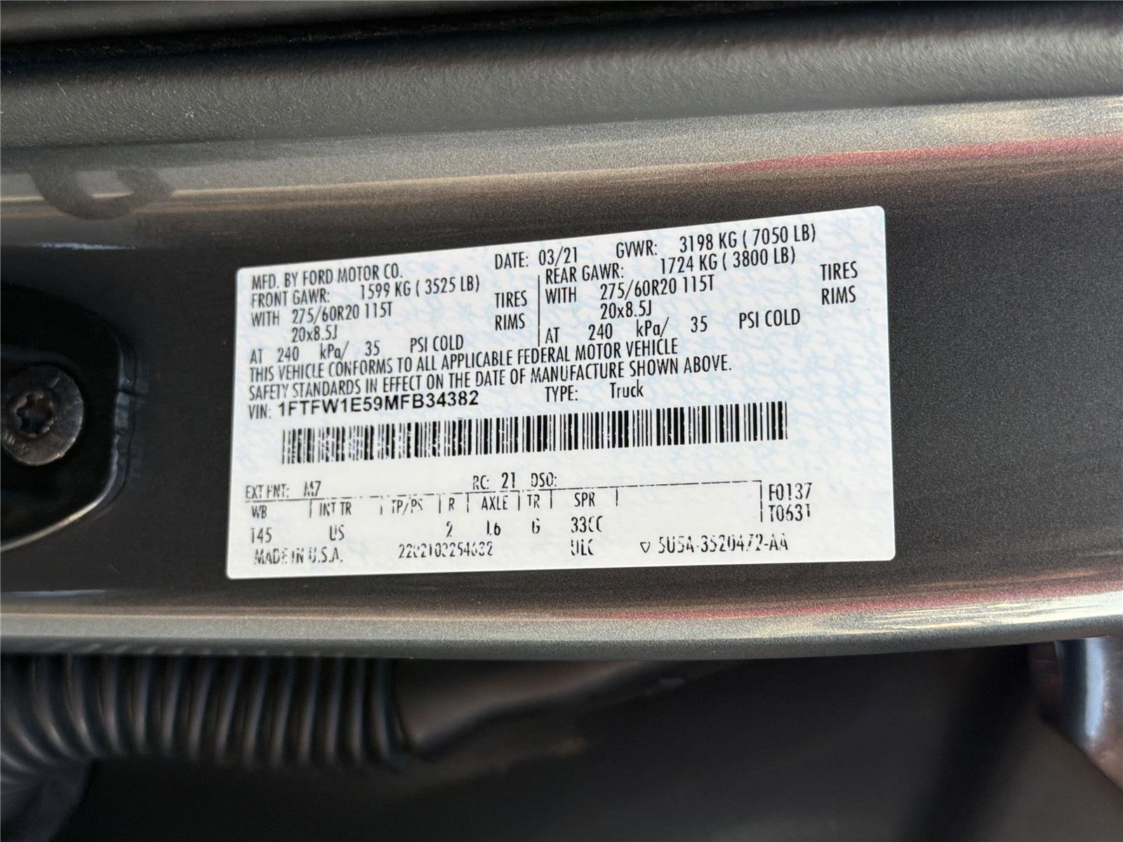 Used 2021 Ford F150 XLT w/ Equipment Group 302A High AWD/4WD image 33