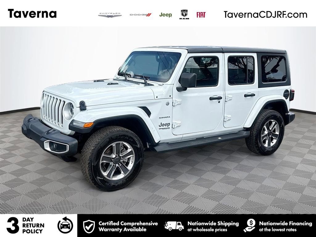 Used 2022 Jeep Wrangler Unlimited Sahara w/ LED Lighting Group AWD/4WD video 1