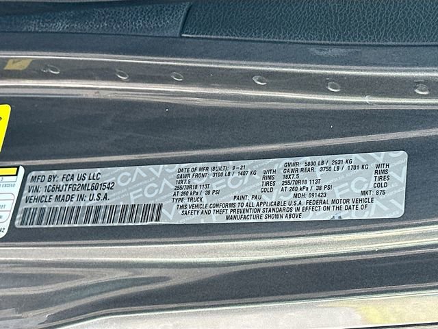 Used 2021 Jeep Gladiator Overland image 31