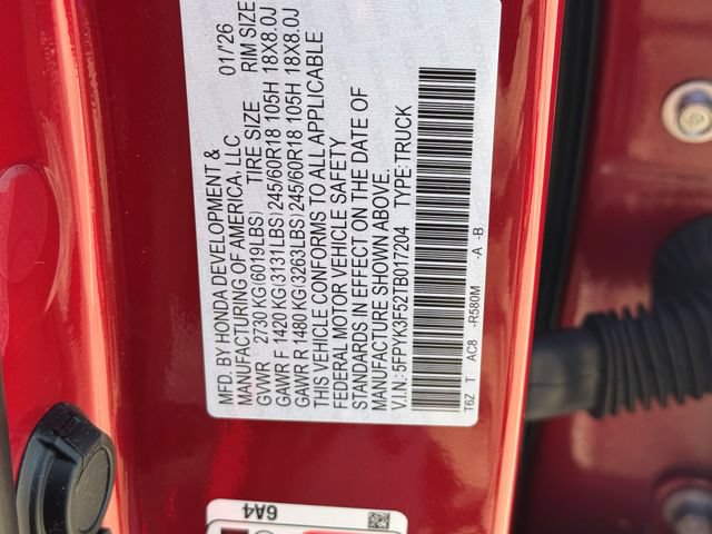 New 2026 Honda Ridgeline RTL image 31