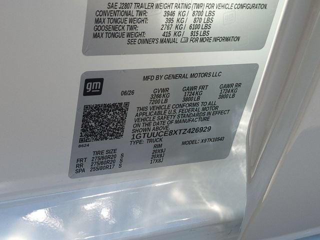 New 2026 GMC Sierra 1500 Elevation w/ LPO, Elevation Black Package AWD/4WD image 35