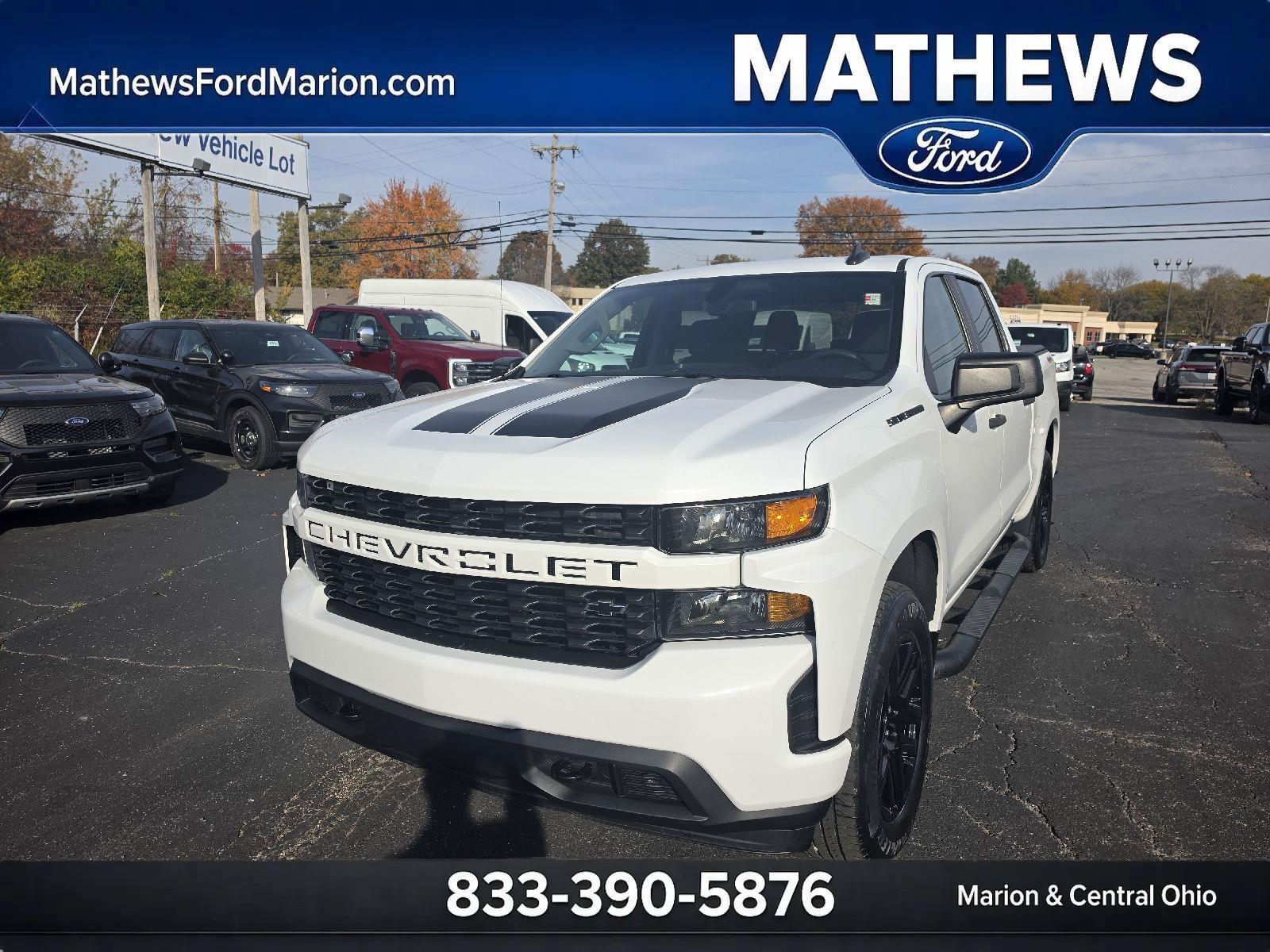 Used 2021 Chevrolet Silverado 1500 Custom w/ Rally Edition AWD/4WD image 1
