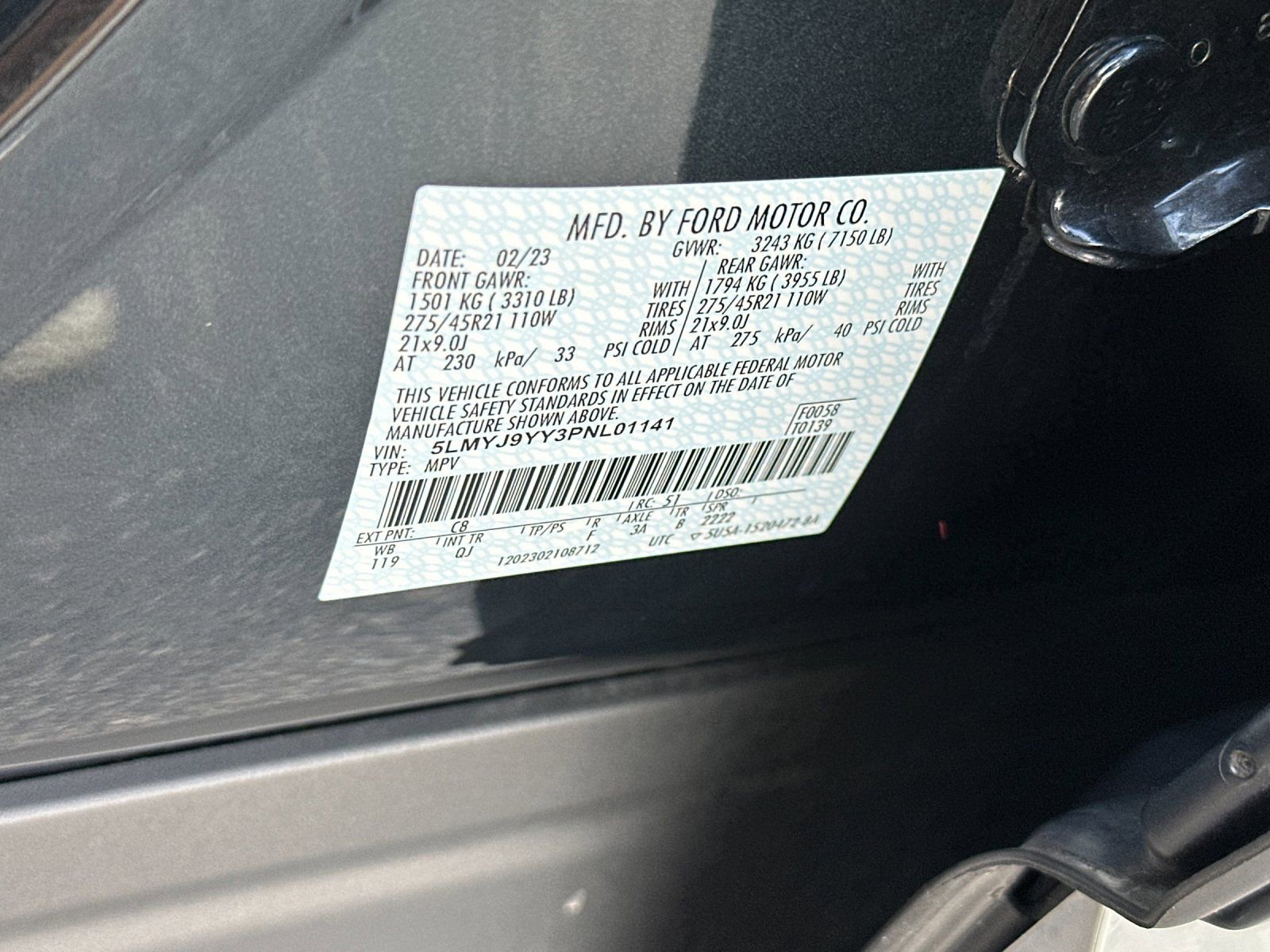Used 2023 Lincoln Aviator Black Label Grand Touring AWD/4WD image 38
