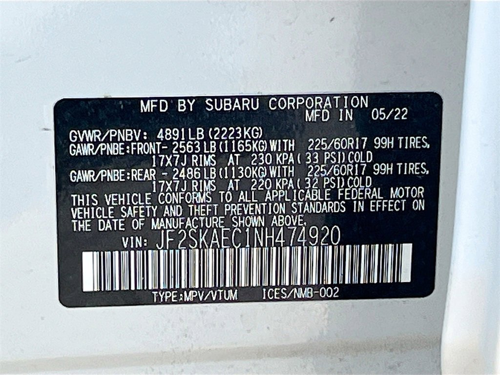 Used 2022 Subaru Forester Premium w/ Popular Package #1 image 31