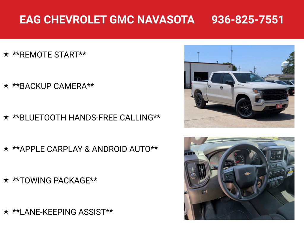 New 2026 Chevrolet Silverado 1500 Custom w/ LPO, Dark Essentials Package RWD image 4