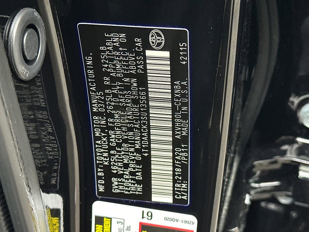 Certified 2025 Toyota Camry LE image 32