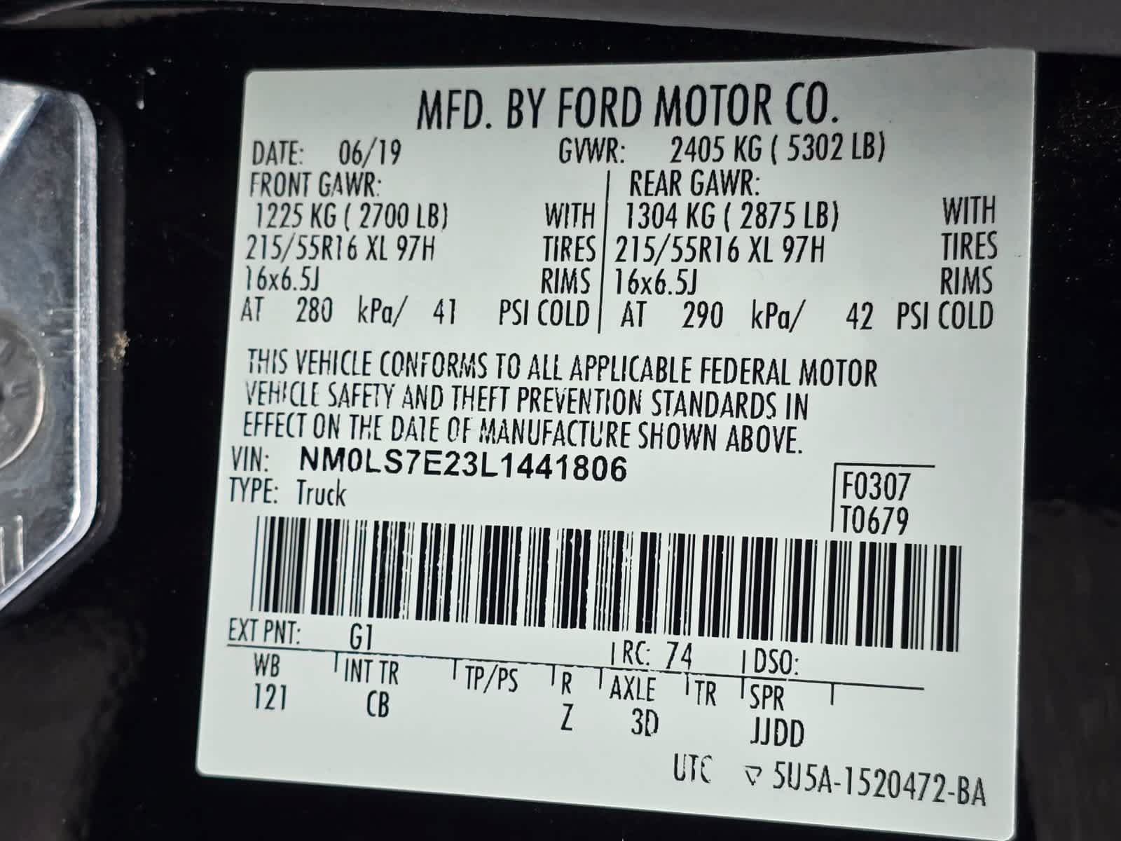 Used 2020 Ford Transit Connect XL FWD image 32