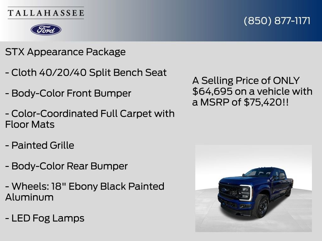 New 2026 Ford F250 XL w/ STX Appearance Package AWD/4WD image 13